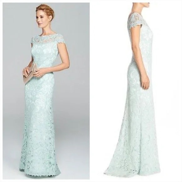 Tadashi Shoji Dresses & Skirts - Tadashi Shoji Sanda Embroidered Mint Dress | 8